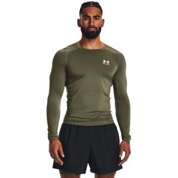 UNDER ARMOUR HG Armour Comp LS-GRN