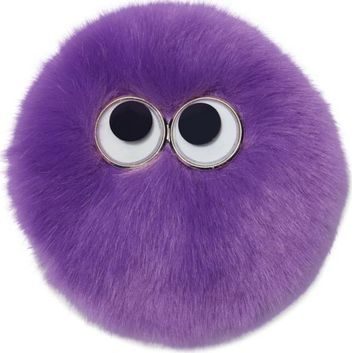 ERGOBAG Fluffy Klettie - Purple Fleece