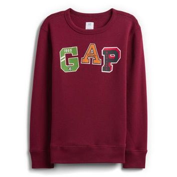 GAP 795118-01 Dětská mikina s logem Červená