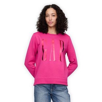 GAP 800444-00 Mikina s logem Růžová