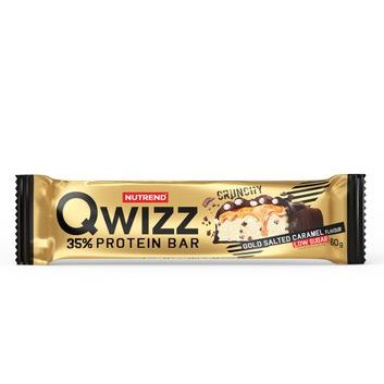 NUTREND Qwizz 35% Protein Bar, tyčinka, 60 g slaný karamel
