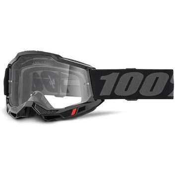 100% ACCURI 2 JUNIOR Goggle Black - Clear Lens