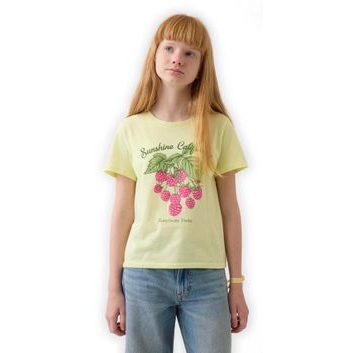 GAP 894383-04 Dětské tričko s potiskem Žlutá