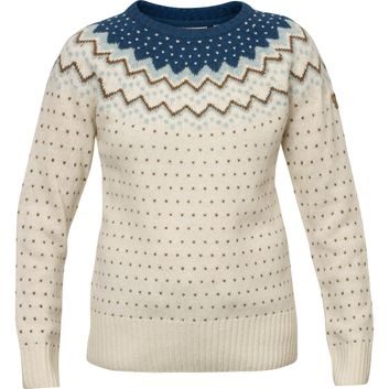 FJÄLLRÄVEN Övik Knit Sweater W Glacier Green