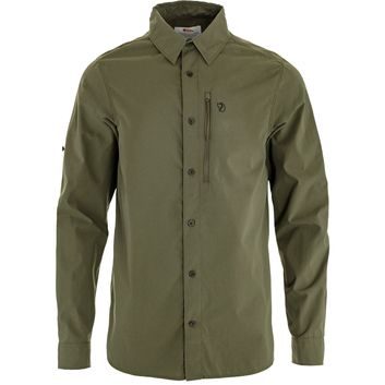 FJÄLLRÄVEN Abisko Hike Shirt LS M Laurel Green