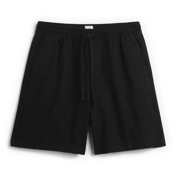 GAP 873624-01 Kraťasy z lněné směsi Černá