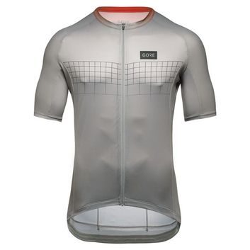 GORE Grid Fade Jersey 2.0 Mens lab gray/fireball
