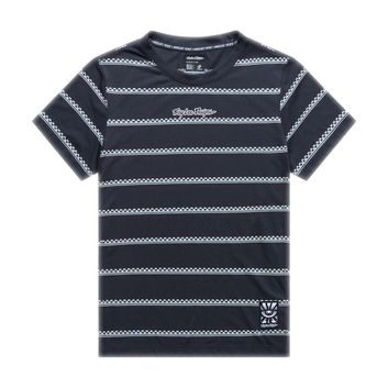 TROY LEE DESIGNS LILIUM RIDE TEE CHECKED OUT CARBON