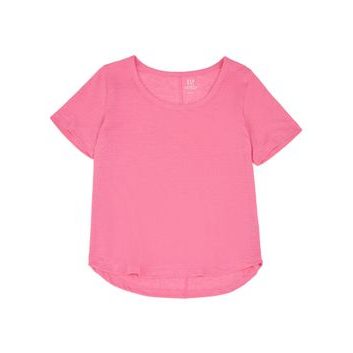 GAP Lněné tričko Růžová