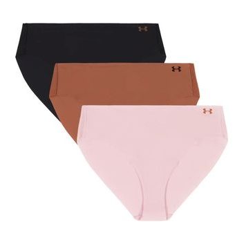 UNDER ARMOUR Ua Pure Stretch No Show Bikini-Solid - 3pk PRIME PINK