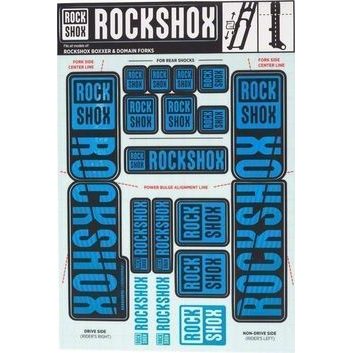 ROCK SHOX 11.4318.003.520 - DECAL KIT 35MM DC WATER BLU