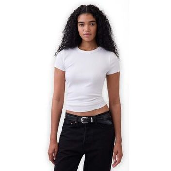 GAP 839665-01 Tričko s krátkým rukávem Bílá