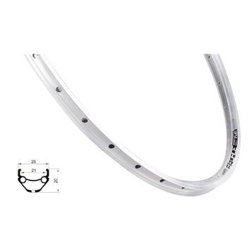 FORCE PRIME 622x21, 36děr, stříbrný