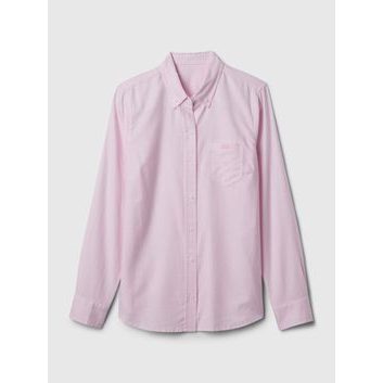 GAP Bavlněná košile Oxford Růžová