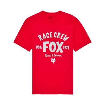 FOX Slogan S Prem Tee Flame Red