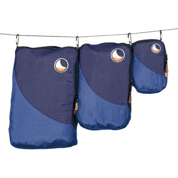 TICKET TO THE MOON Zestaw Travel Cube Set royal blue/navy blue (1xS, 1xM, 1xL)