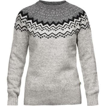 FJÄLLRÄVEN Övik Knit Sweater W Grey