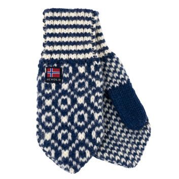 DEVOLD Svalbard Wool Mitten, Night/Offwhite