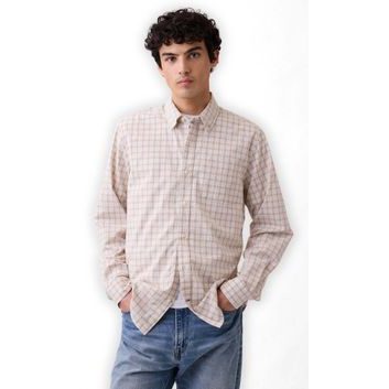 GAP 856653-46 Košile Standard Fit Béžová