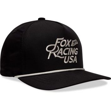 FOX Fox Flag Rope Hat Black