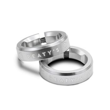 PEATYS MONARCH LOCK RING SILVER