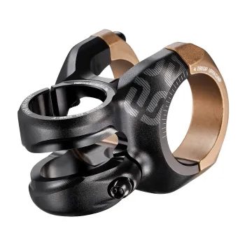 E*THIRTEEN Plus 35 Stem | 50mm Length | 0 Rise | Black with Bronze Clamps