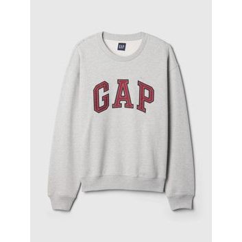 GAP Oversize mikina s logem Šedá