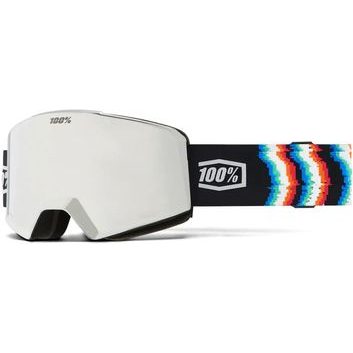 100% NORG HiPER Goggle Static - Mirror Silver Lens