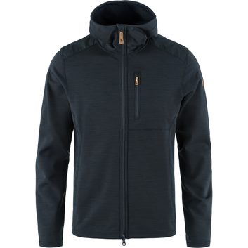 FJÄLLRÄVEN Keb Fleece Hoodie M, Dark Navy