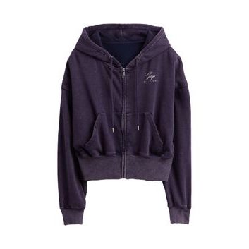 GAP Oversize mikina s logem VintageSoft Americana Tmavě modrá