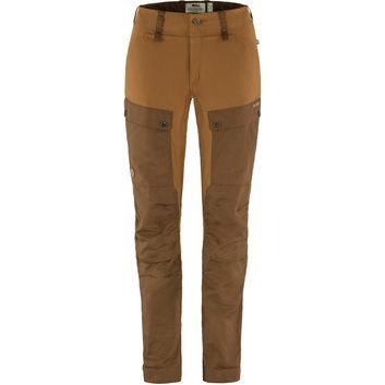 FJÄLLRÄVEN Keb Trousers Curved W Short, Timber Brown-Chestnut