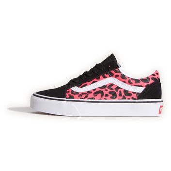 VANS Old Skool GLITTER LEOPARD Diva Pink