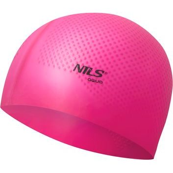 NILS Aqua NQC Dots tmavěrůžová