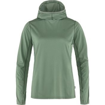 FJÄLLRÄVEN Abisko Sun-hoodie W Patina Green