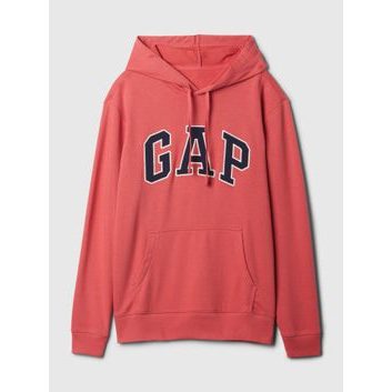 GAP 868460-03 Mikina s logem a kapucí Růžová