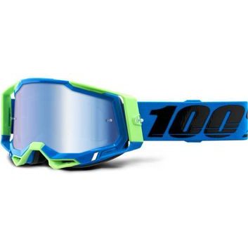 100% RACECRAFT 2 Goggle - Fremont - Mirror Blue Lens