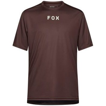 FOX Ranger Ss Jersey Wordmark Cocoa