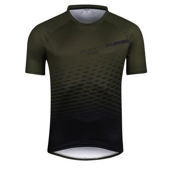 FORCE MTB ANGLE kr. rukáv army