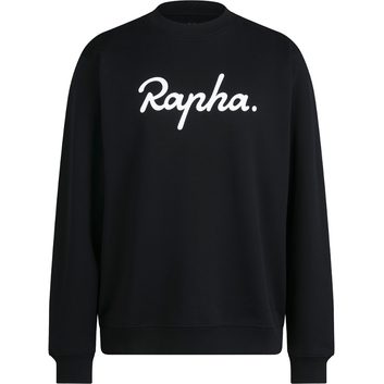 RAPHA Rapha Men's Heavyweight Logo Sweatshirt, černá/bílá