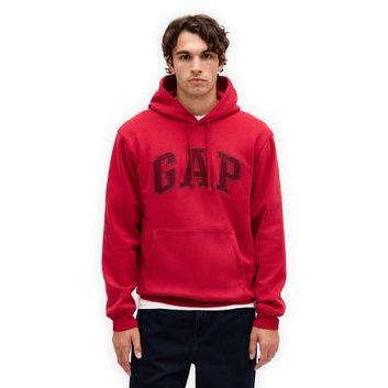 GAP 715036-75 Mikina VintageSoft Unisex Červená