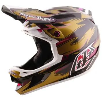 TROY LEE DESIGNS D4 CARBON MIPS CYCLOPS GOLD
