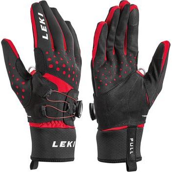 LEKI Nordic Tune Shark Boa®, black-red