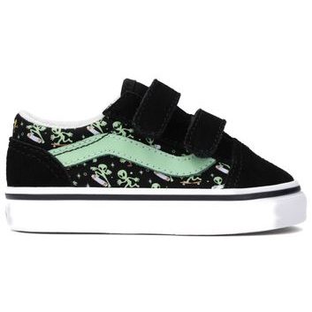 VANS Old Skool V Glow Cosmic Cruisers BLACK/GREEN