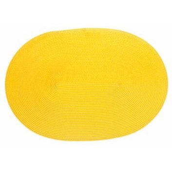 CONTINENTA Prostírání oválné 45 x 31 cm žluté