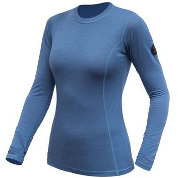 SENSOR MERINO AIR dámské triko dl.rukáv riviera blue