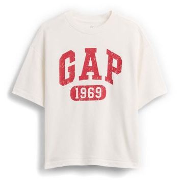 GAP 887245-02 Dětské tričko s logem Bílá