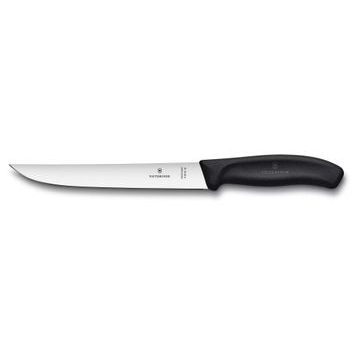 VICTORINOX Swiss Classic, carving knife, 18cm, straight, black, blister