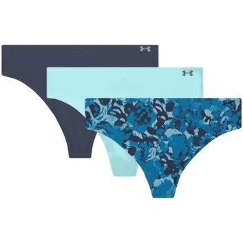 UNDER ARMOUR UA Pure Stretch NS Nov THONG (3ks) modrá