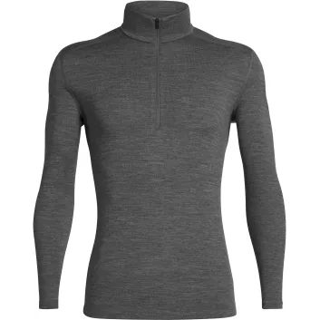 ICEBREAKER M 260 Tech LS Half Zip GRITSTONE, HTHR-013