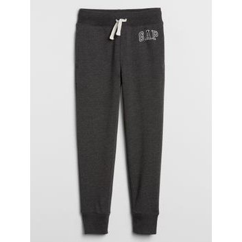 GAP 550068-05 Dětské tepláky fleece logo joggers Šedá